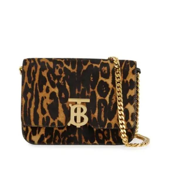 Burberry TB Flap Chain Bag Printed Calf Hair Small - Picture 12 of 12
